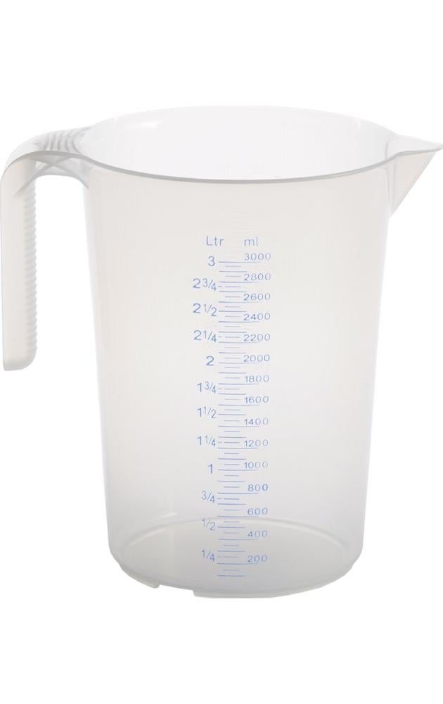 Hünersdorff Miarka 3000 ml Polipropylen przezroczysty - 938500
