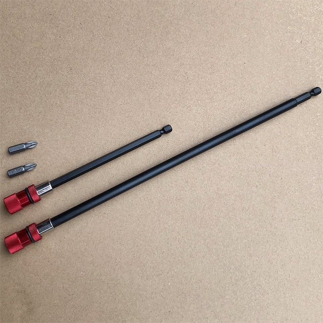 Lot De 5 Rallonges Magnétiques 1/4 - Pour Visseuse Sans Fil - 50 à 150 Mm