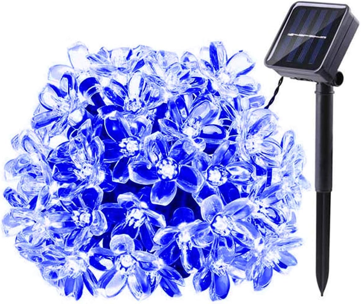 HULX Guirlande Lumineuse Solaire, 12M 100LED Guirlande Lumineuse Solaire De Noël Guirlandes Solaires De Jardin Imperméables Pour Fenêtre Extérieure