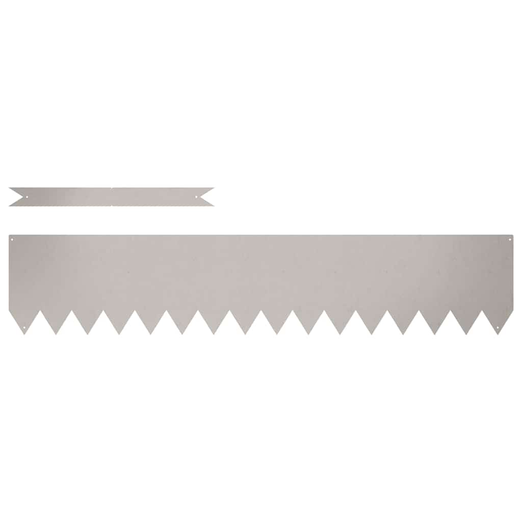 Bordure de Pelouse 30 pcs Marron 100 x 0.05 x 20 cm vidaXL - 2