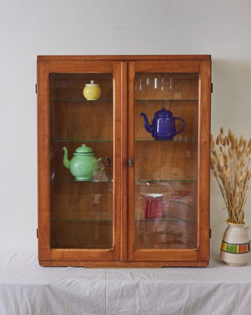 Petite vitrine en bois Victoria N°167 - Bon état | Leroy Merlin