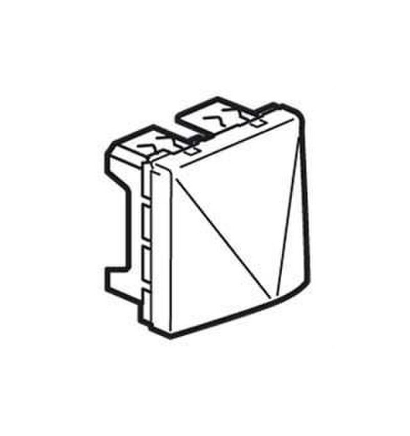 Legrand - Sortie de câbles Mosaic 2 modules serre-câbles Ø maxi 12 mm, Ø mini 4 mm - 77550 - 5
