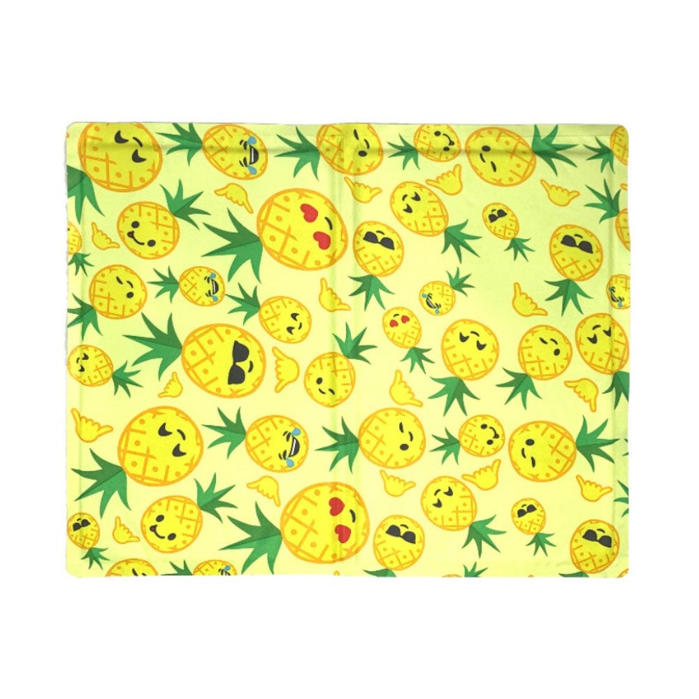 Mata samochłodząca - 40 x 30 cm - Materac chłodzący z żelem - Nie wymaga chłodzenia ani zamrażania - Żółty