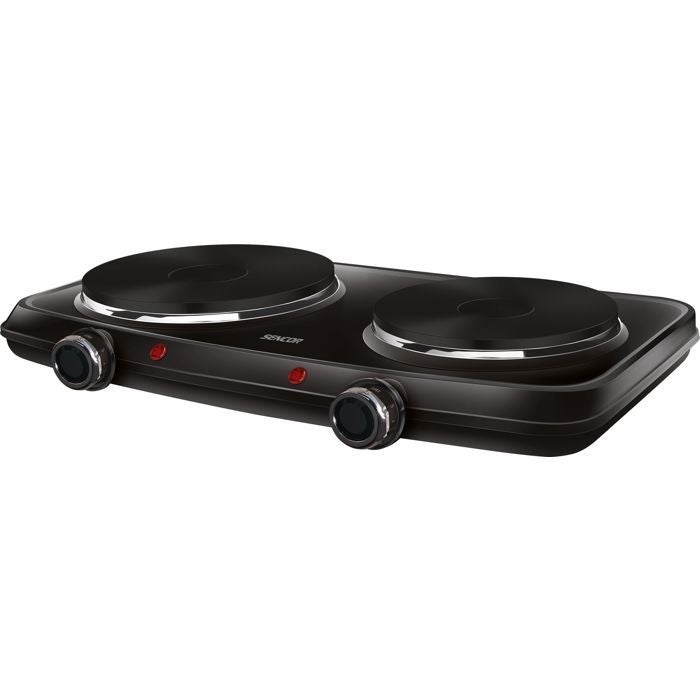 Plaque de cuisson électrique SENCOR SCP 2254BK-EUE4, 2500 W, 2 Foyers ...