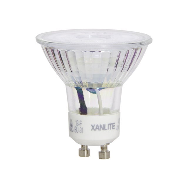 Xanlite - Ampoule LED spot dimmable, culot GU10, 5W cons. (50W eq.), lumière blanc chaud - VG50SD