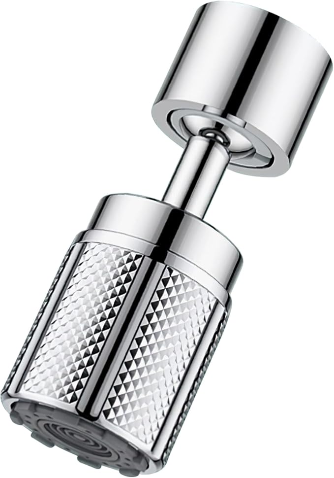 Uniwersalny Aerator do Kranu Robine, Obrotowa o 360° Końcówka do Baterii Kuchennej, 2 Tryby Piany, Oszczędność Wody, Do M22 M24