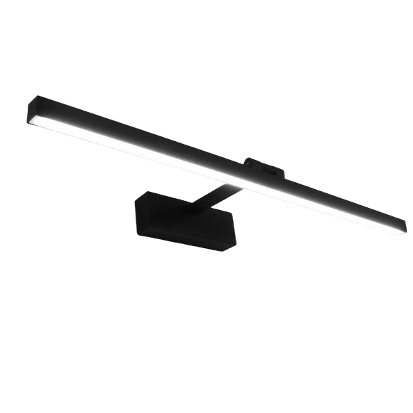 Lampa LED do łazienki 50 cm, 12 W, IP44 wodoodporna kinkiet łazienkowy obrotowy 180°, nowoczesne oświetlenie lustra łazienkowego