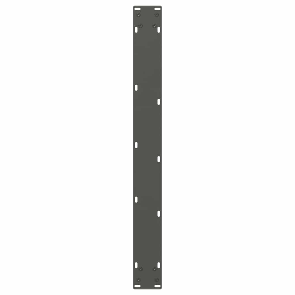 Maison Exclusive - Pieds de table à manger en forme de V 3 pièces Anthracite 90 x (72-73,3) cm Acier - 7