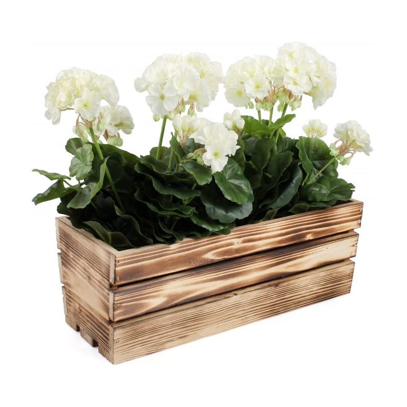 Skrzynka drewniana donica kwiaty zioła 40 osłonka - KOTARBAU