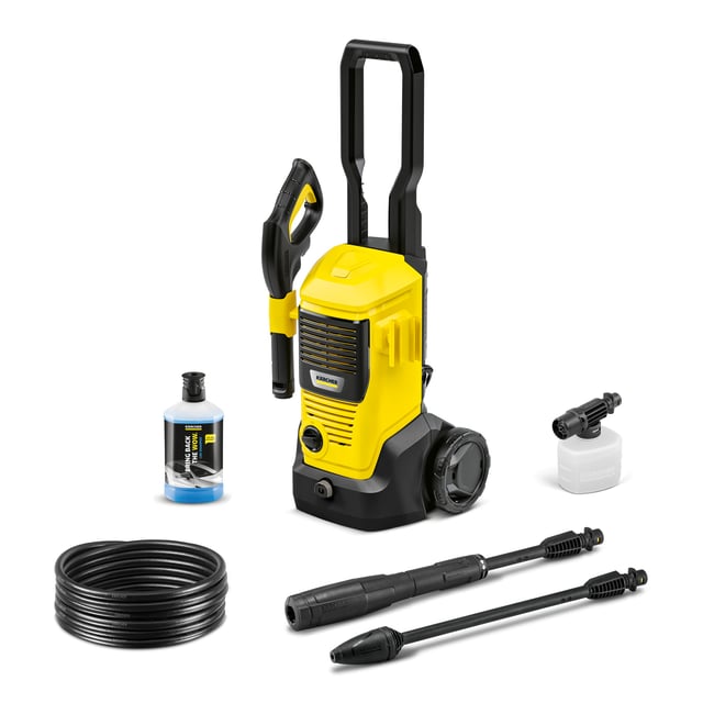 Nettoyeur haute pression Karcher K 4 FJ - 130 bars - 420 L/h - canon à mousse et détergent univ