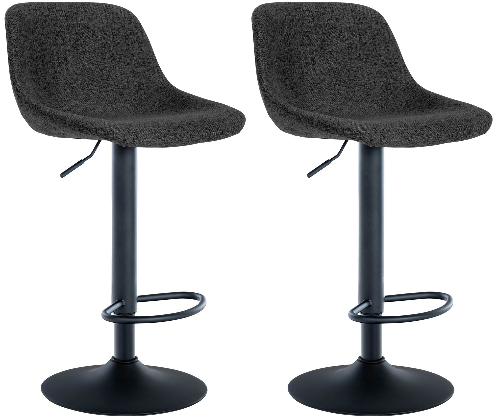 COSTWAY Set Di 2 Sgabelli Alti Da Bar, Sgabelli Da Bar Con Schienale Cuscini Confortevoli Set Di Gabelli Con Poggiapiedi Per Cucina Ufficio 77247908