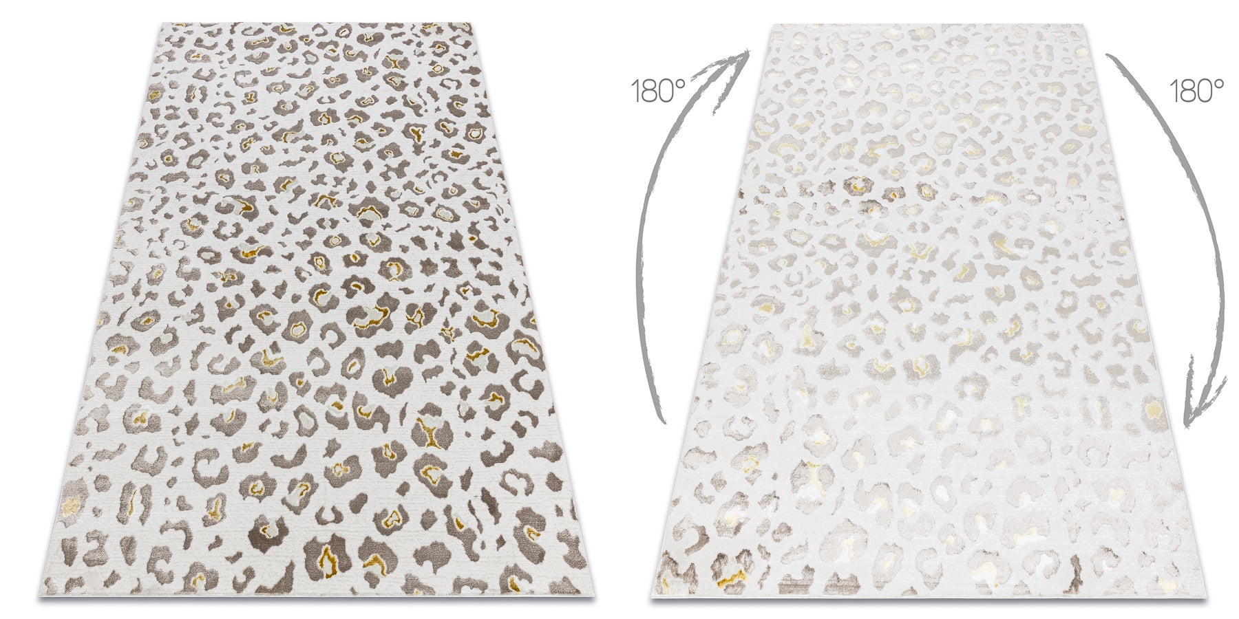 Tapis BLISS Z232AZ128 crème / beige - Motif léopard, moderne, structurel 120x170 cm - 2