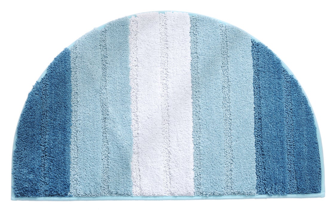 Wycieraczka półokrągła, miękka i chłonna mata łazienkowa, antypoślizgowa wycieraczka półokrągła, mata wejściowa, mata podłogowa, dywanik