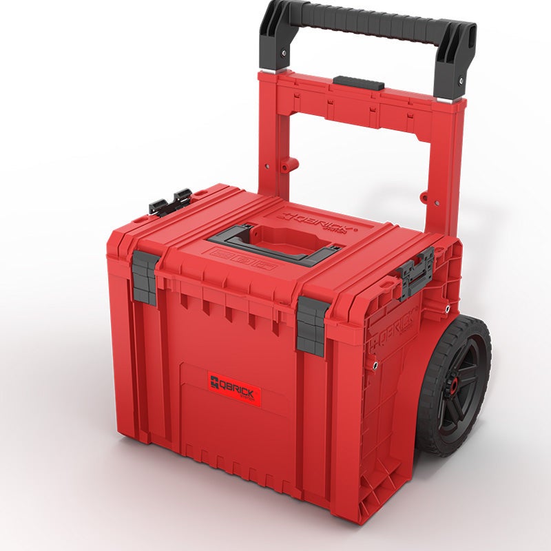 SKRZYNKA SKRZYNIA NARZĘDZIOWA NA KÓŁKACH QBRICK PRO CART 2.0 PLUS RED ULTRA