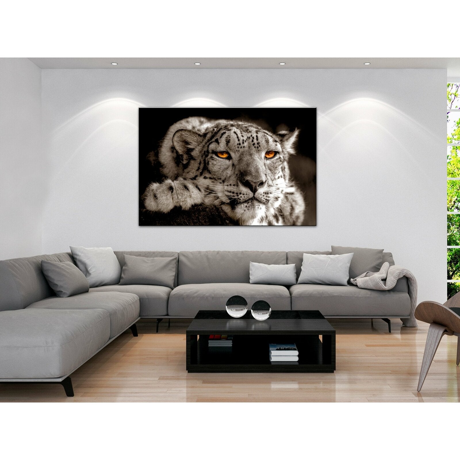 Tableau yeux magiques écarquillés - 90 x 60 cm - 2