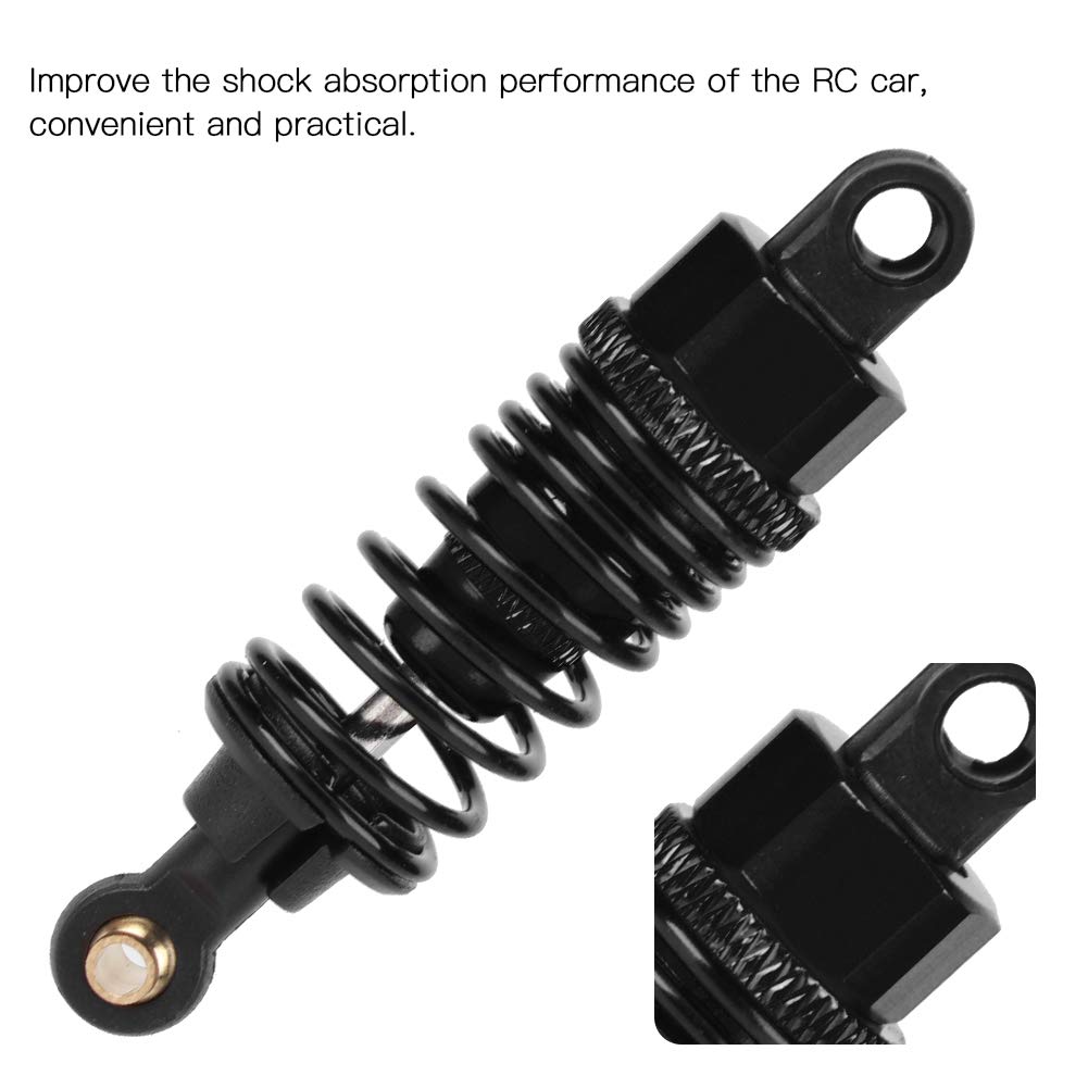 RC Car Metal Shock Damper Accessori di ricambio Nero 2 pezzi Adatto a 1:10 RC Car leggero (65MM) - 6