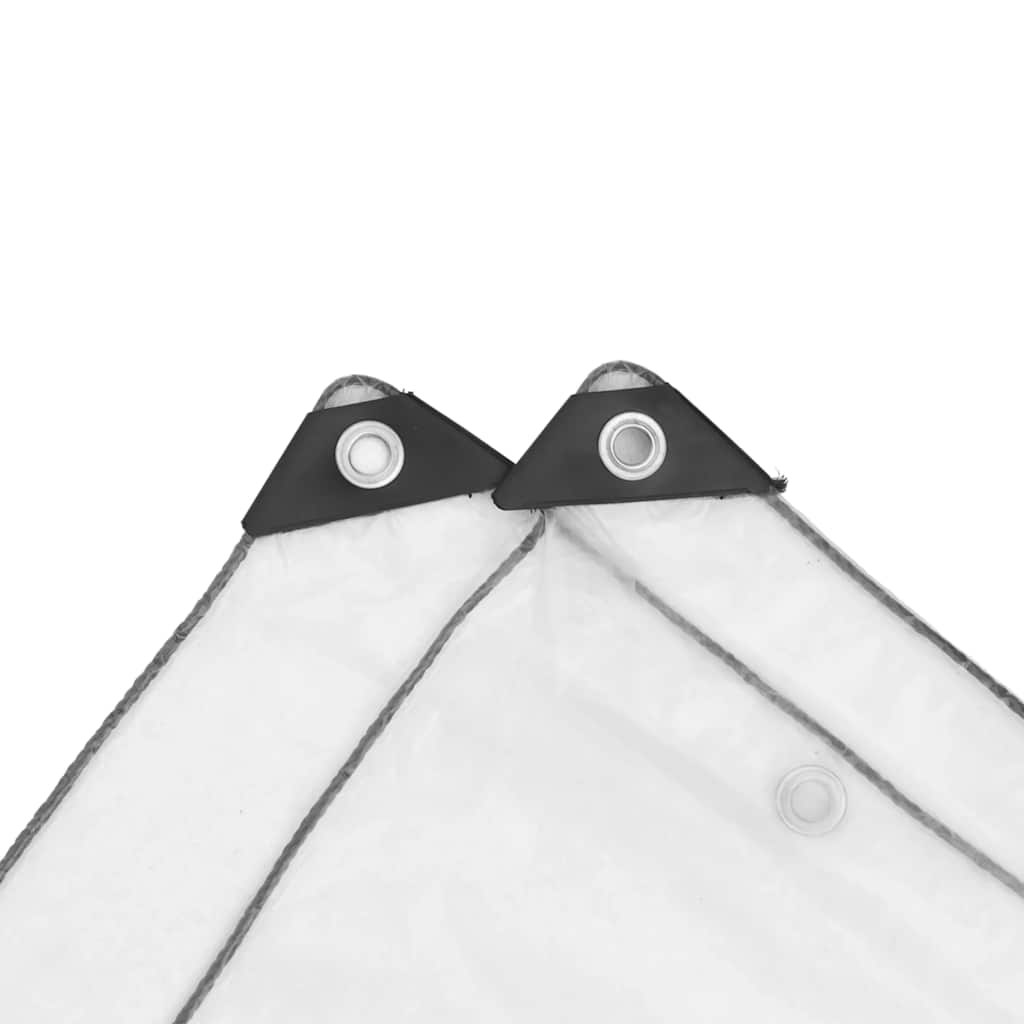 Lona protetora transparente com ilhós de polietileno 3x10 m - COMFORTXL - 6