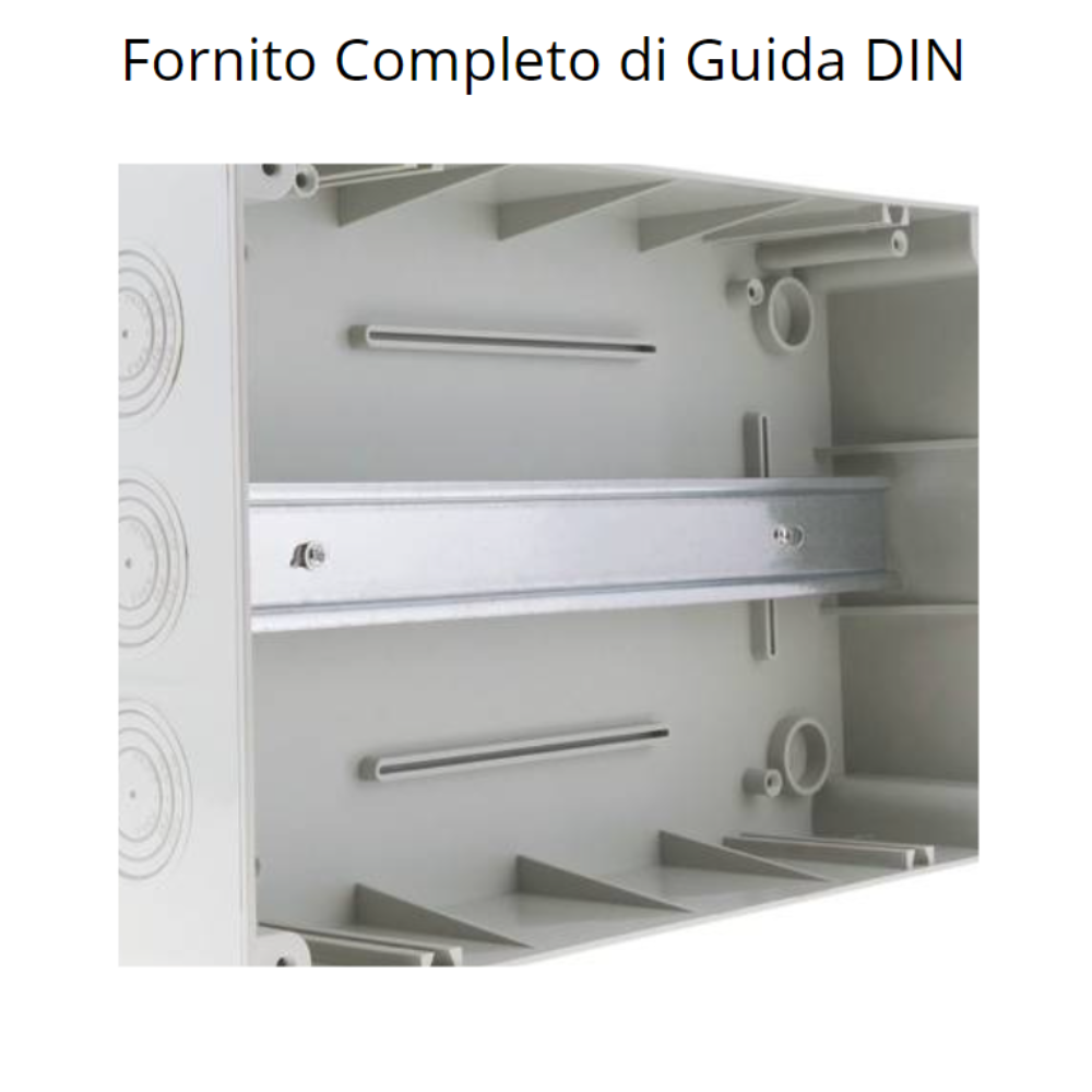 F107N6D Tableau mural 6 modules DIN Ip65 - 2