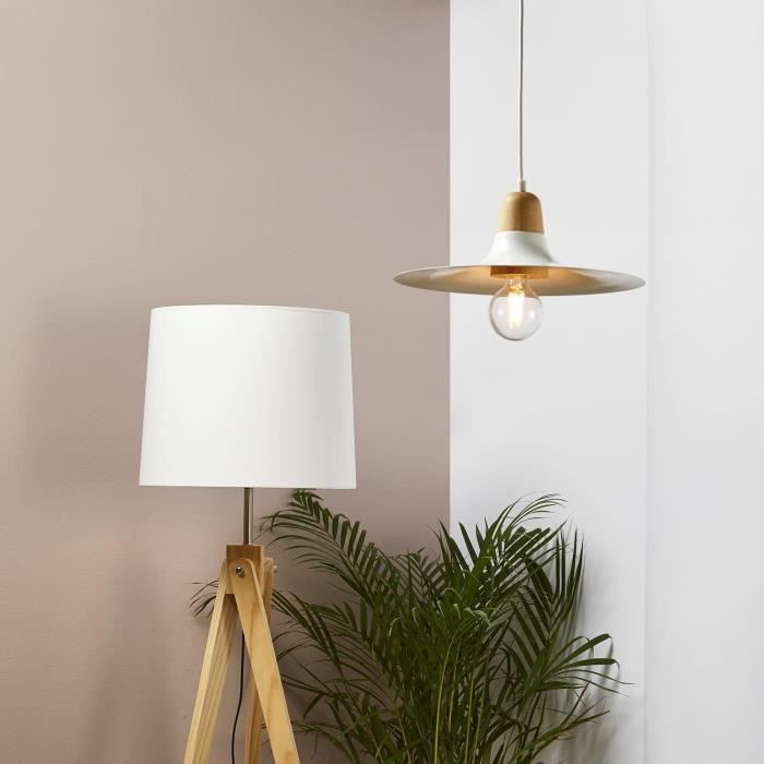 Suspension plate - Métal - H 100 cm - Blanc mat - 8