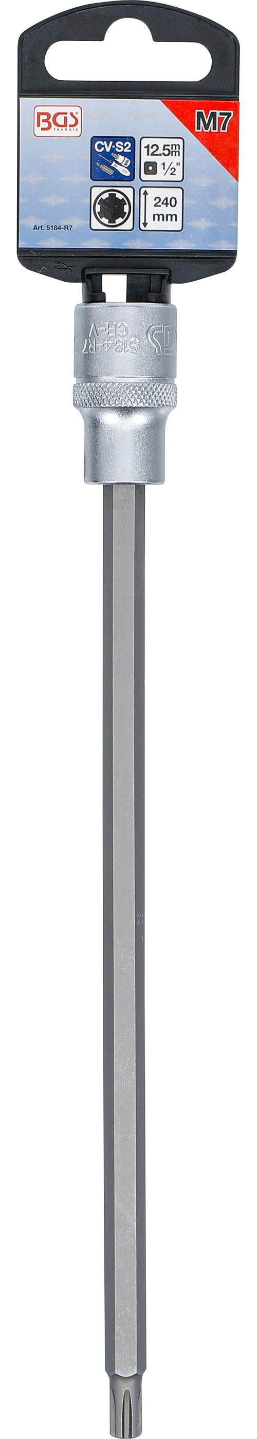 BGS Douilles à embouts | longueur 240 mm | 12,5 mm (1/2