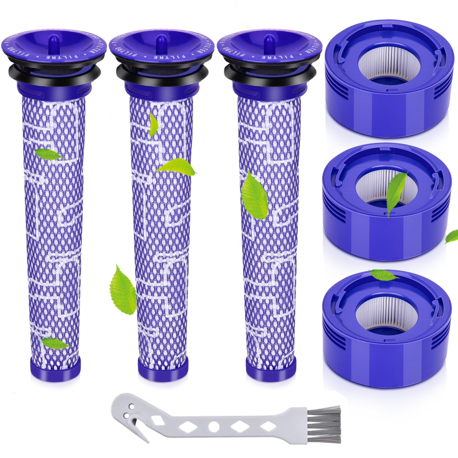 4 Filtri HEPA Di Ricambio Per Aspirapolvere Moosoo K12/K12 Pro/K13 E Genius Invictus One 1.0 X7/2.0 - 3