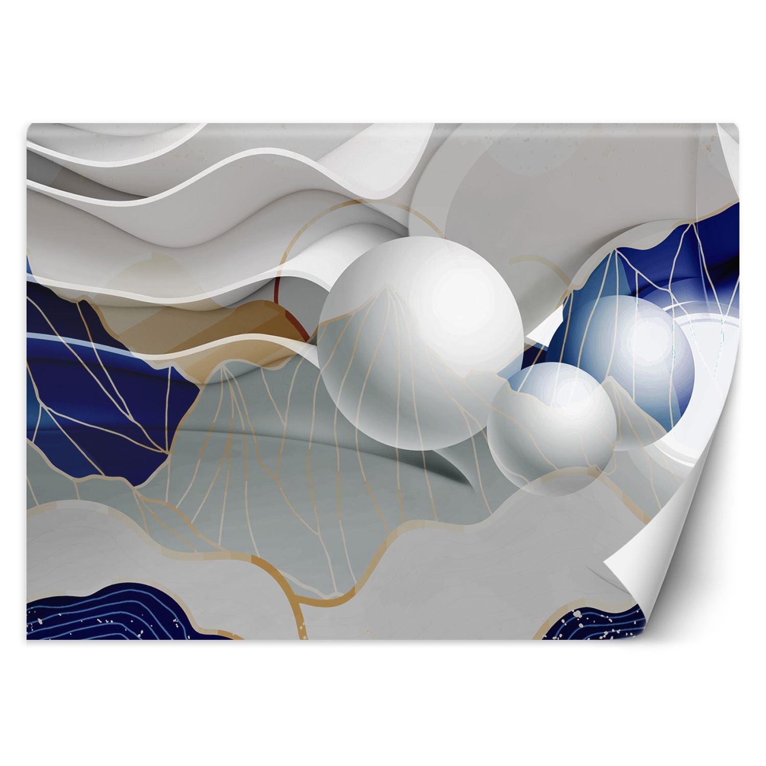 Papier Peint Adhésif Effet 3D 98X70 Cm Mural Décoration Feuille Autocollante Stickers Xxl Poster