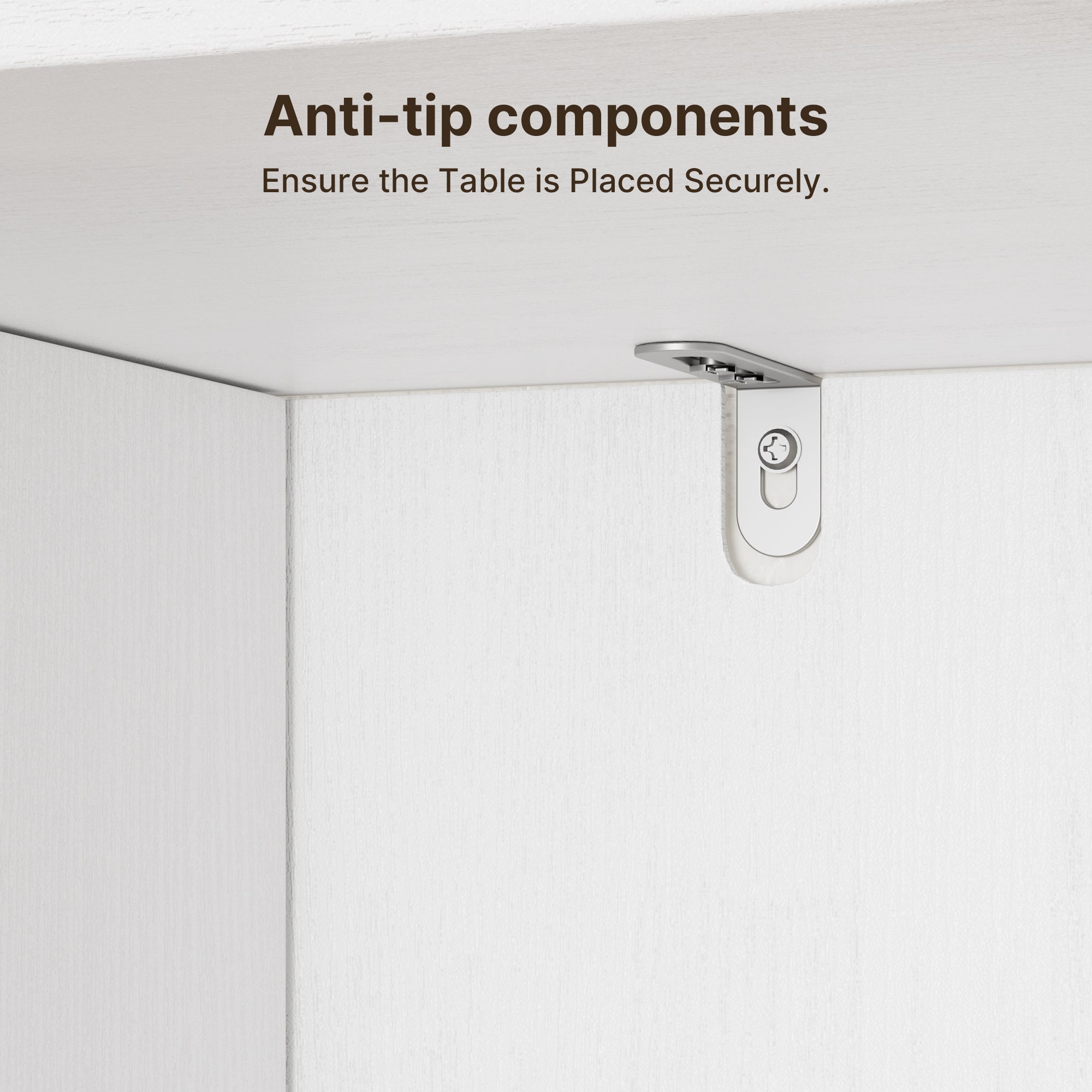 Buffet 1 Anta 3 Cassetti Bianco, Mobile Contenitore con Ripiani Regolabili 80x35x76cm - 4