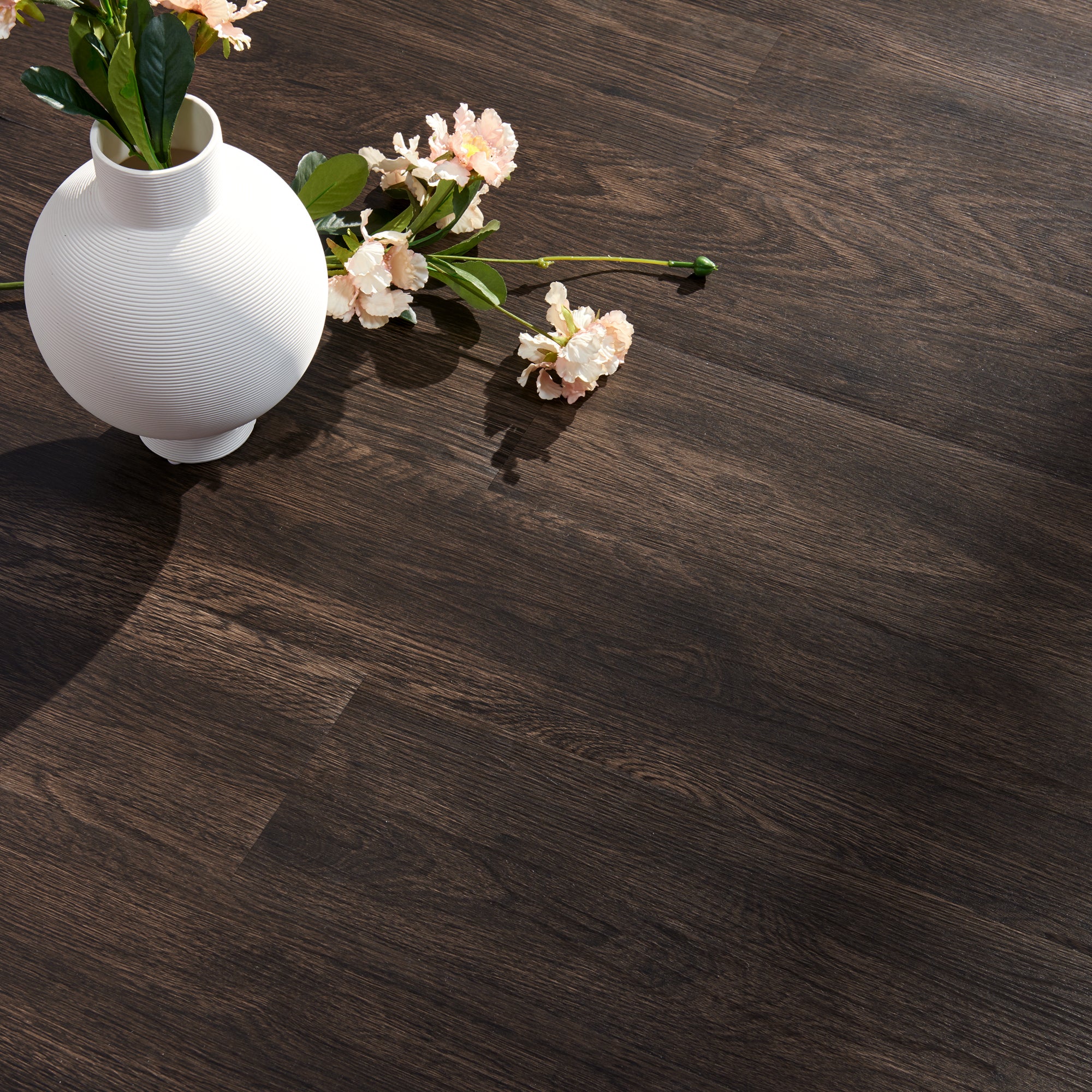 Lames Laminées PVC Vinyle 42 Pièces 5,85 m² Dark Wood Wenge Bois de Wengé [neu.holz] - 6