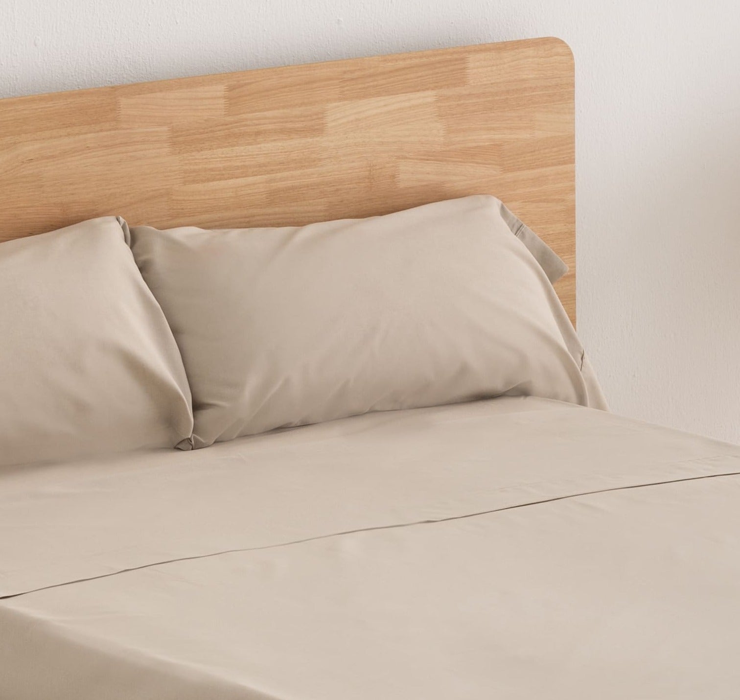 Juego de sábanas liso Designer Lino cama de 150cm Donegal Collections - 4