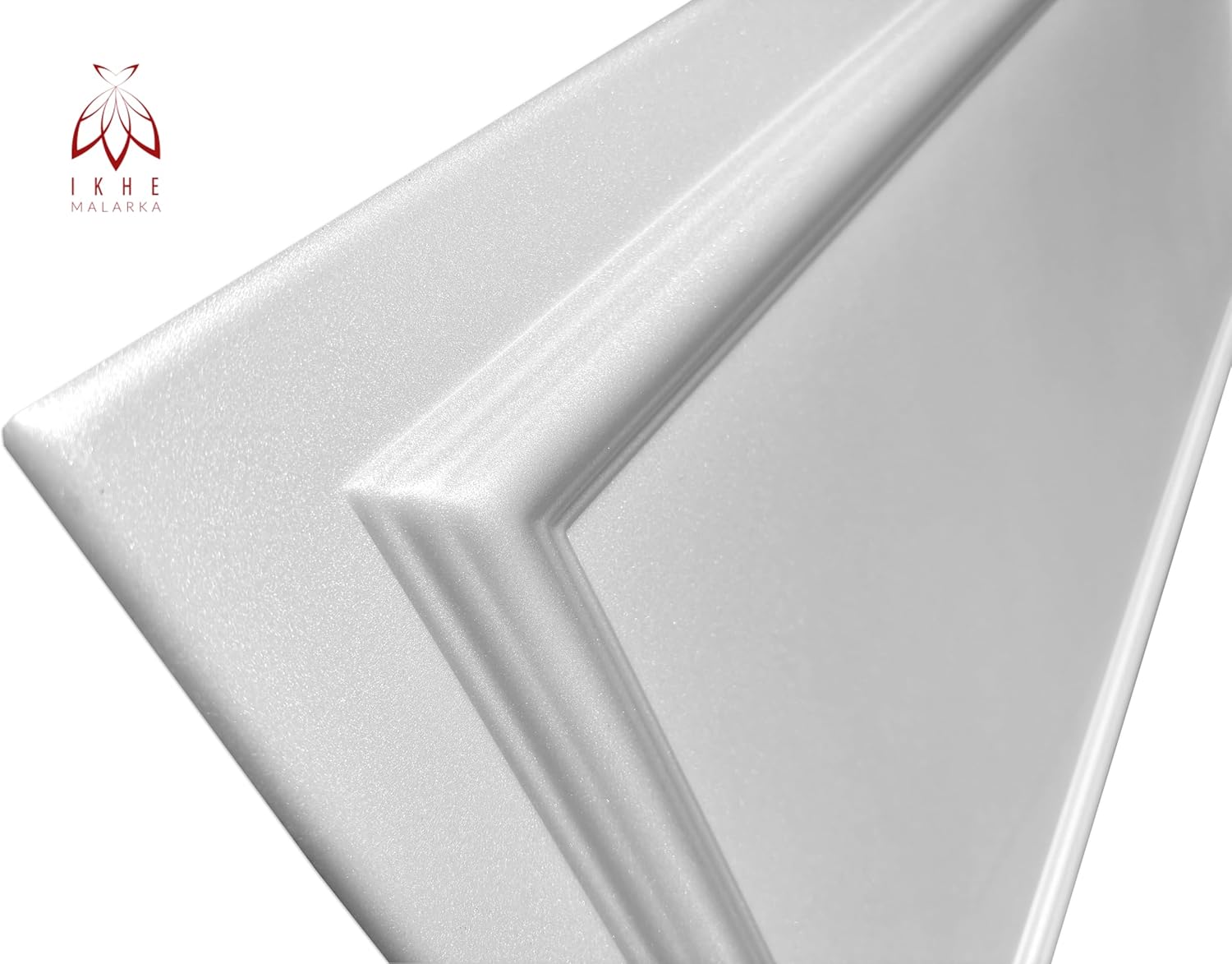 0.25m² - 1 x panneaux 3D en polystyrène - Styrofoam XPS, panneaux de plafond & muraux 3D, décors, - 100x50cm / épam / épaisseur 3mm / Rahm VXL White - 3