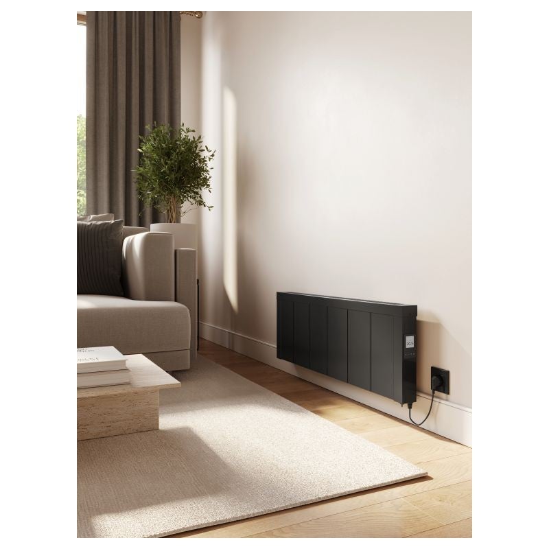 Radiateur à inertie sèche céramique Anthracite 2000 W connecté - - 3
