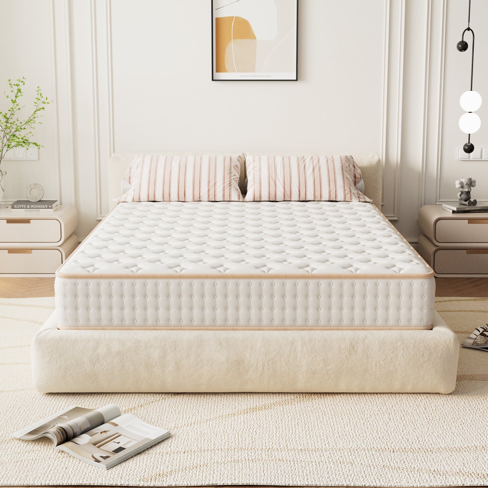 DEWINNER Matelas en Mousse 90x190cm，Épaisseur 18cm - 5