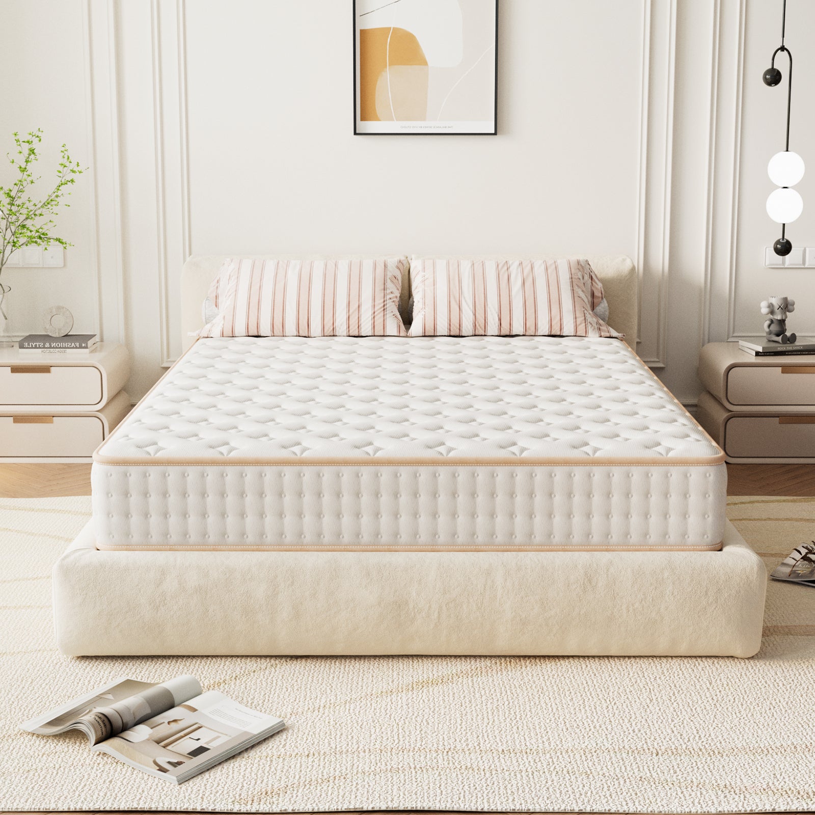 DEWINNER Matelas en Mousse 90x190cm，Épaisseur 18cm - 5