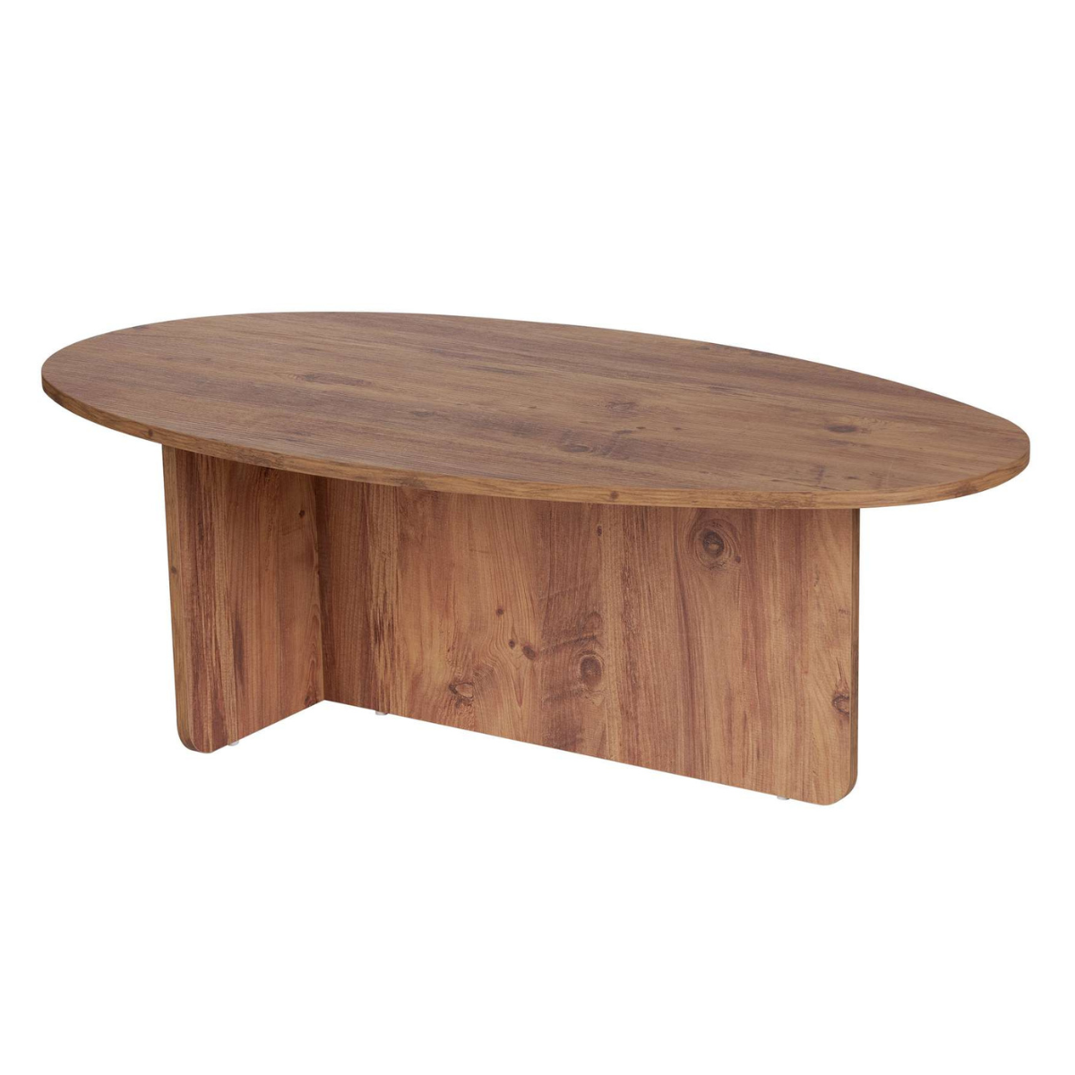 Mesa de centro con tapa ovalada L125 cm - ANNA | Leroy Merlin