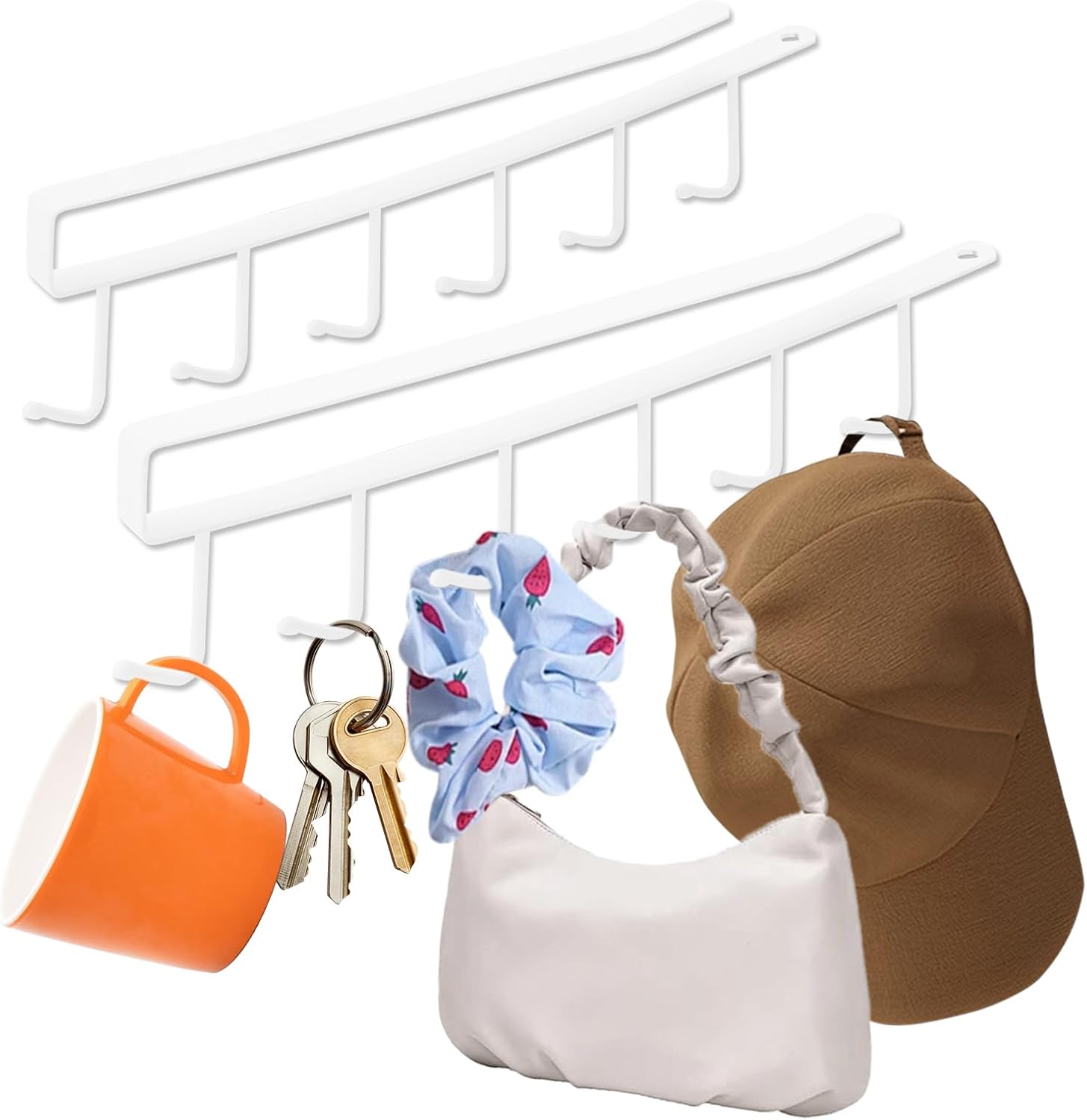 iwobi 2 pezzi Berretto Organizer Hanger,Porta Cappelli Organizer da Appendere Appendino per Cappelli