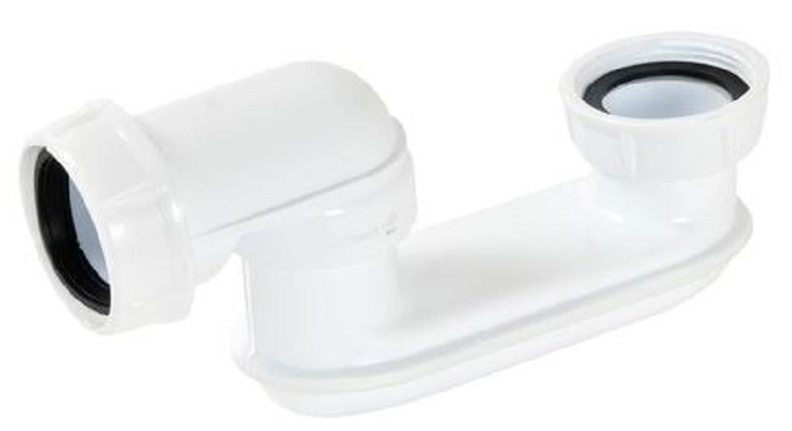 Siphon articulé pour baignoire - Blanc - Garde d'eau : 50 - Entrée : G. 11/2 - 4