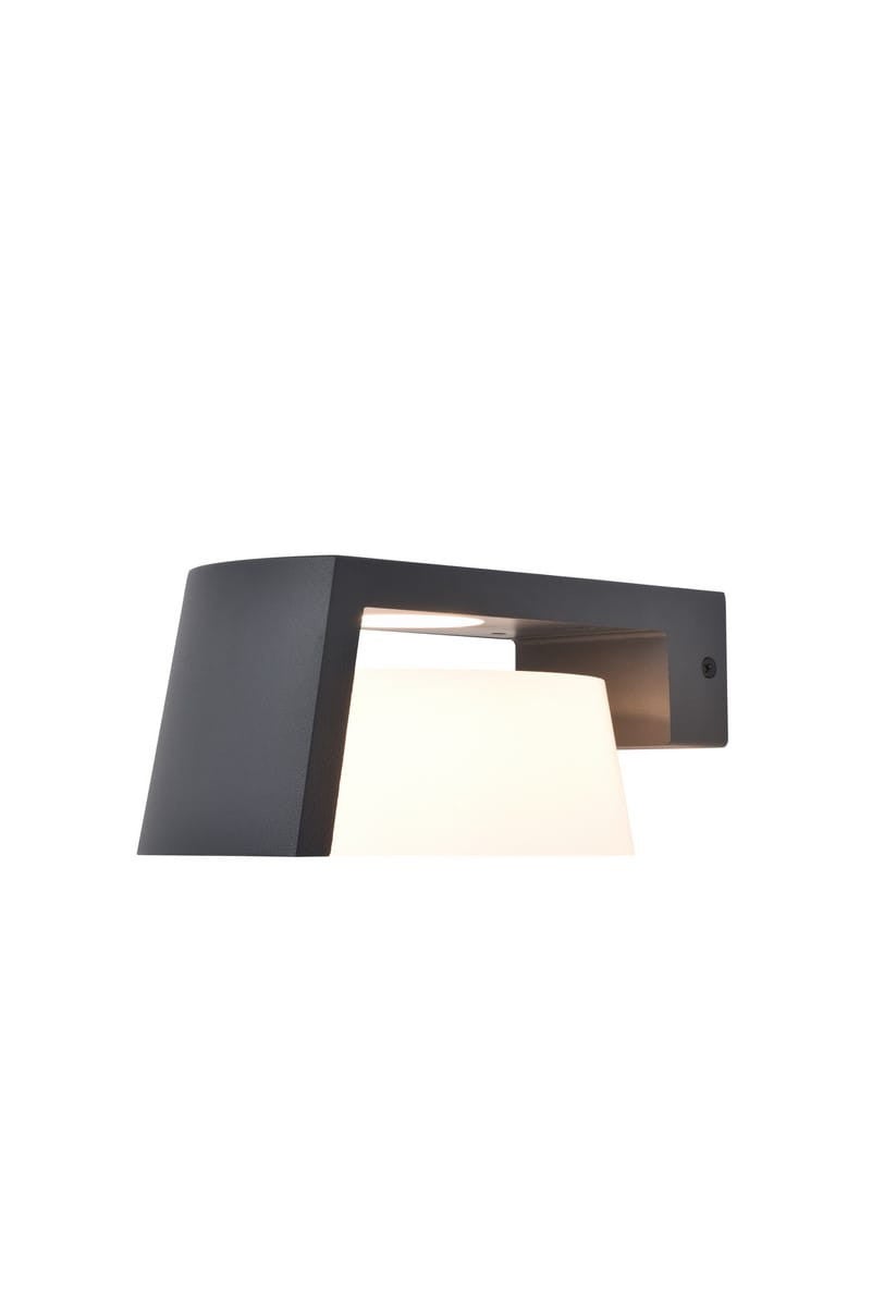 Kinkiet zewnętrzny MOON LED 11.1W Odcienie bieli 1000lm szary wym:9,6x21,7x21,7cm IP44 Lutec