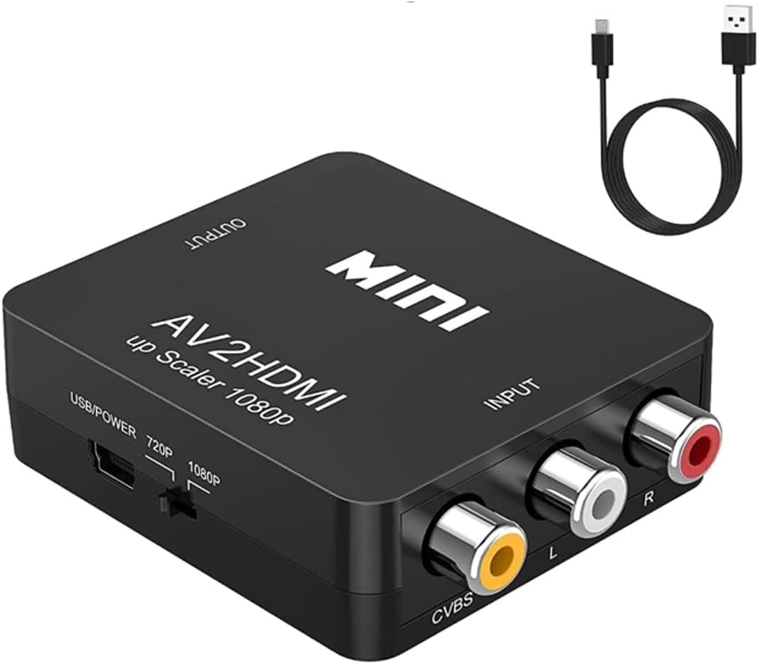 Convertisseur HDMI Vers Composite & Audio Stéréo Lindy - Full HD Pour Anciens Écrans