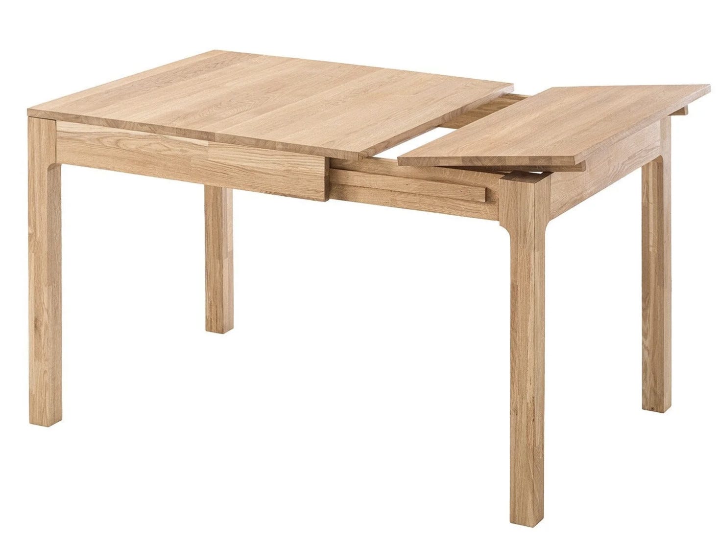 Marko Table Design Table extensible en bois de chêne massif Marko 140 à 180cm | Leroy Merlin