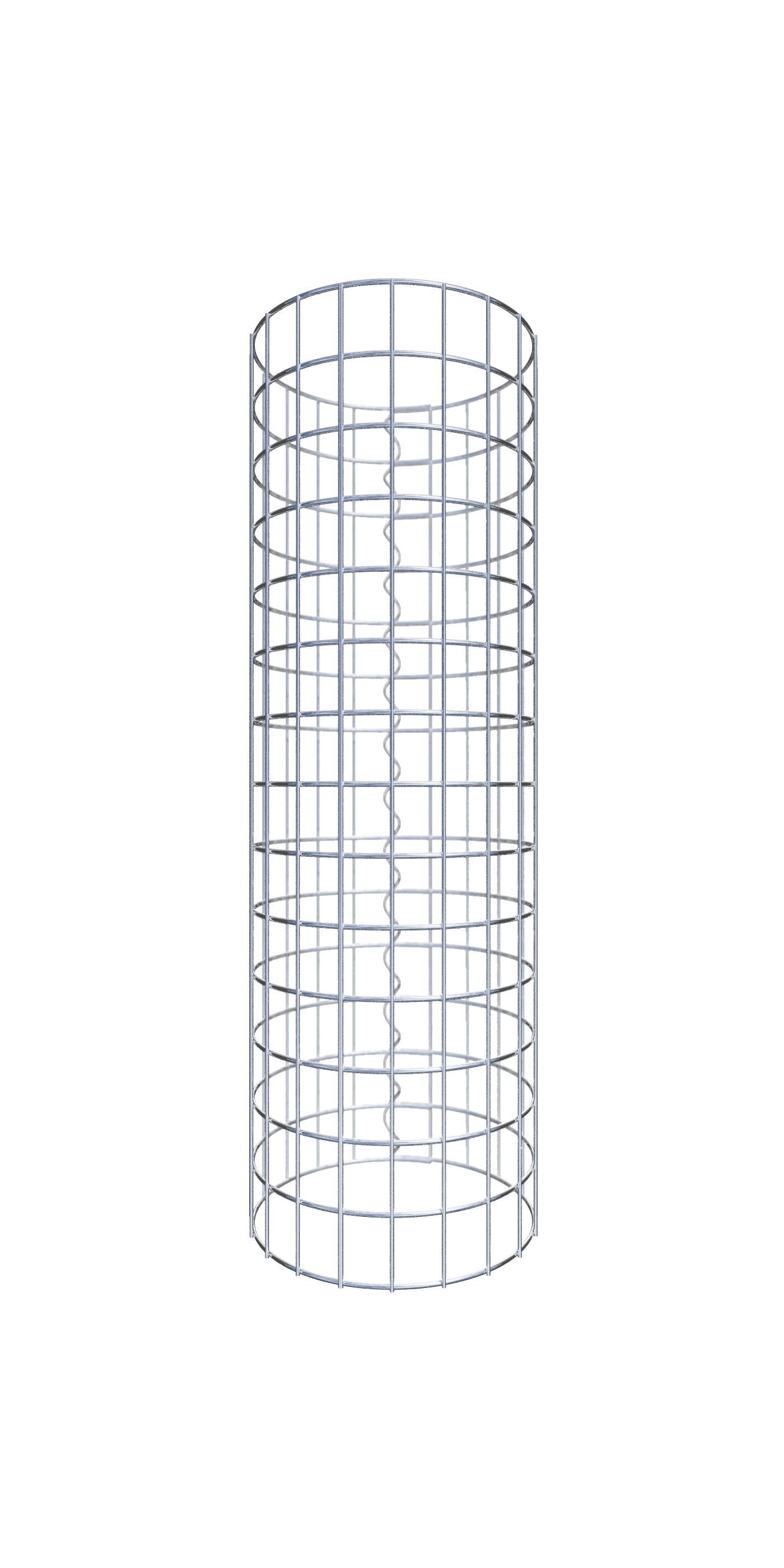 Kolumna gabionowa średnica 32 cm MW 5 x 5 cm okrągła - wysokość: 70 cm