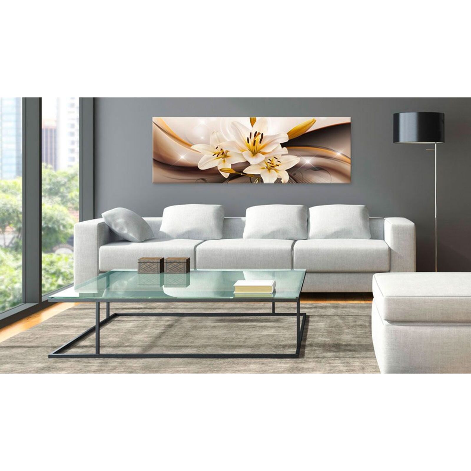 Tableau belle infinie - 135 x 45 cm - 2