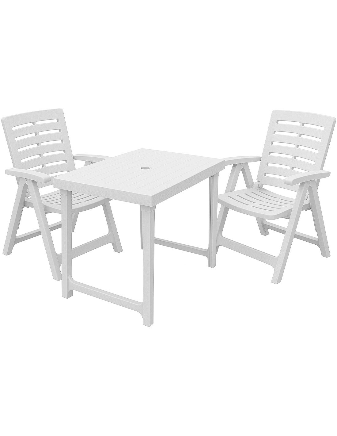 Conjunto Exterior con 2 Sillas y Mesa | Diseño PIK-NIK Compacto para ...