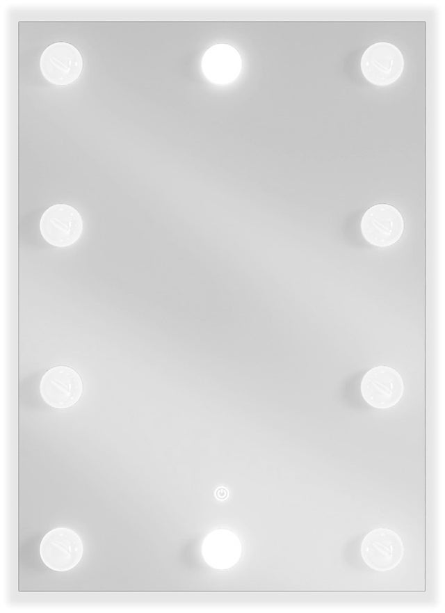 Mexen Dona lustro łazienkowe podświetlane 50 x 70 cm, LED 6000K, antypara - 9818-050-070-611-00