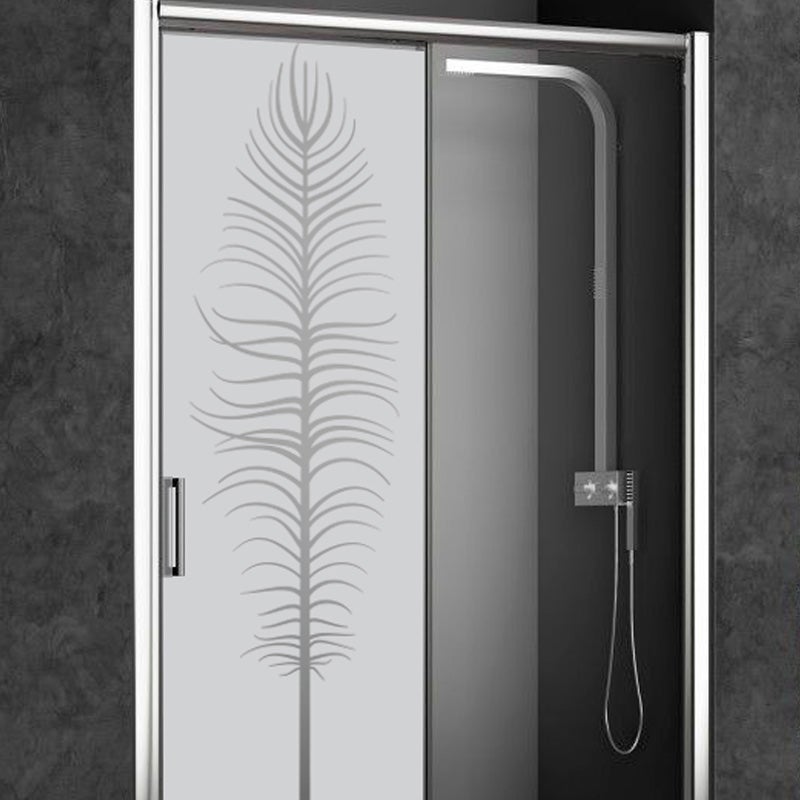 Adesivo porta di doccia Piuma - Sticker adesivo - adesivi murali - 150x45cm - 3