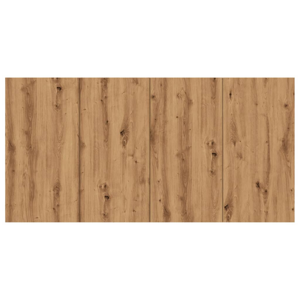 Tête de lit | Décoration murale chêne artisanal 160x1,5x80 cm bois d'ingénierie CFW166966 - 3