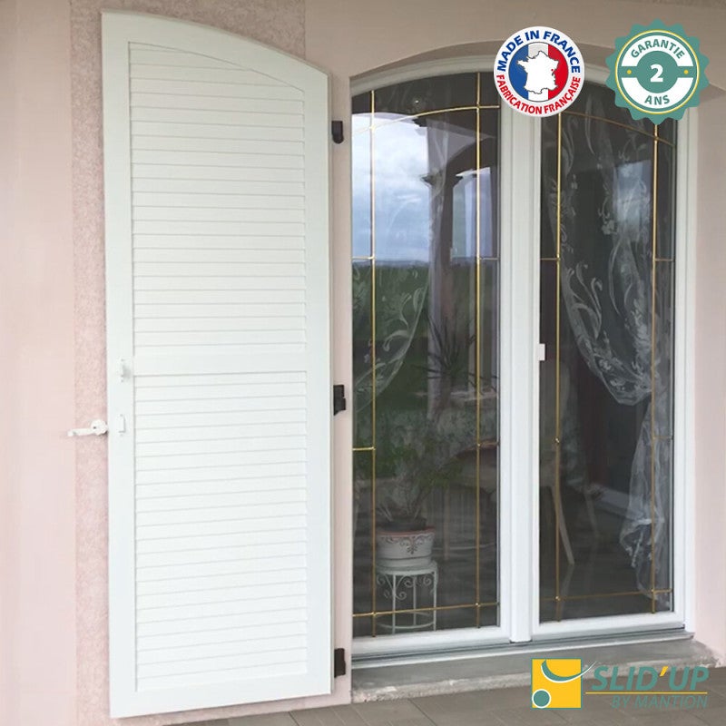 Double motorisation pour volet 1 battant gauche SLID'UP URANUS filaire - gond Ø 14 mm - 2