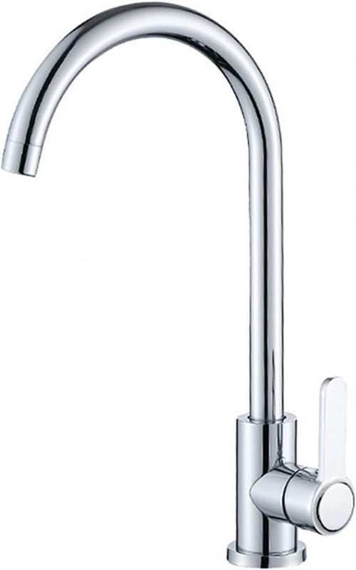 Obrotowy o 360 stopni kran kuchenny ze stali nierdzewnej do wody ciepłej i zimnej