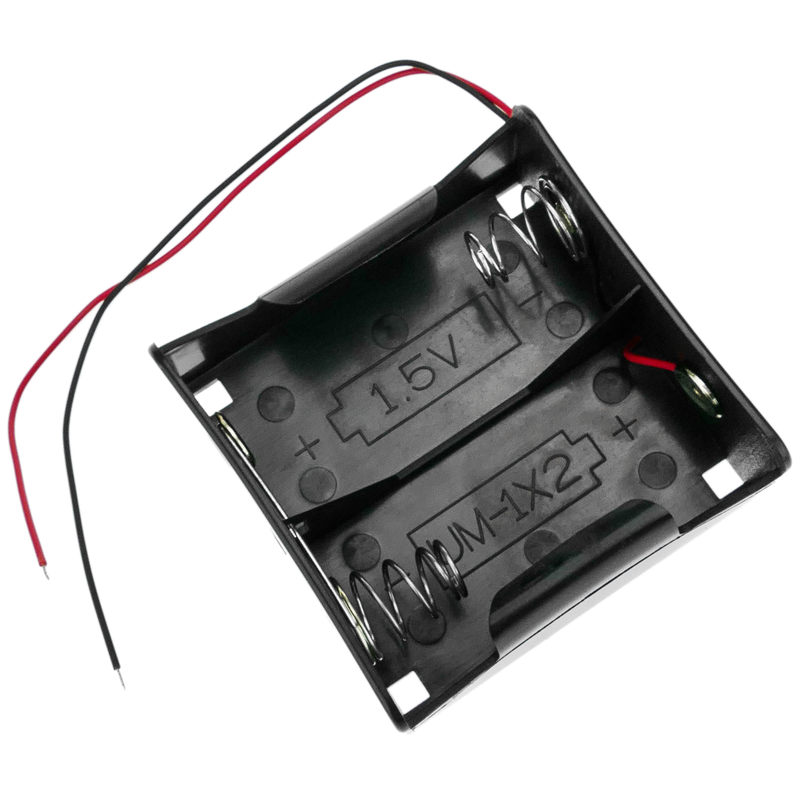 Battery compartment. Porte-pile plat pour 2 piles D LR20 R20 1.5V C C - 3