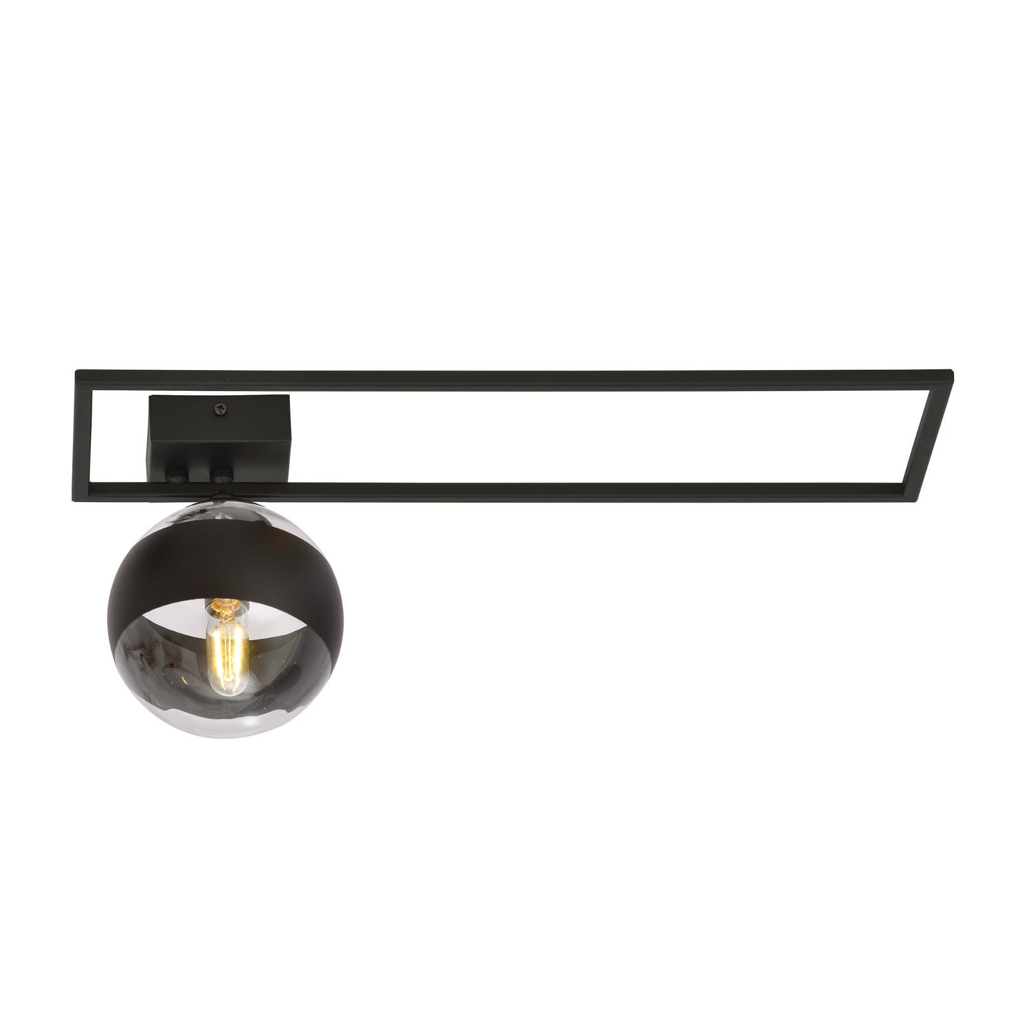 Lampa sufitowa Imago czarna 1xE14x10W wym: 21 x 50 cm metal Emibig