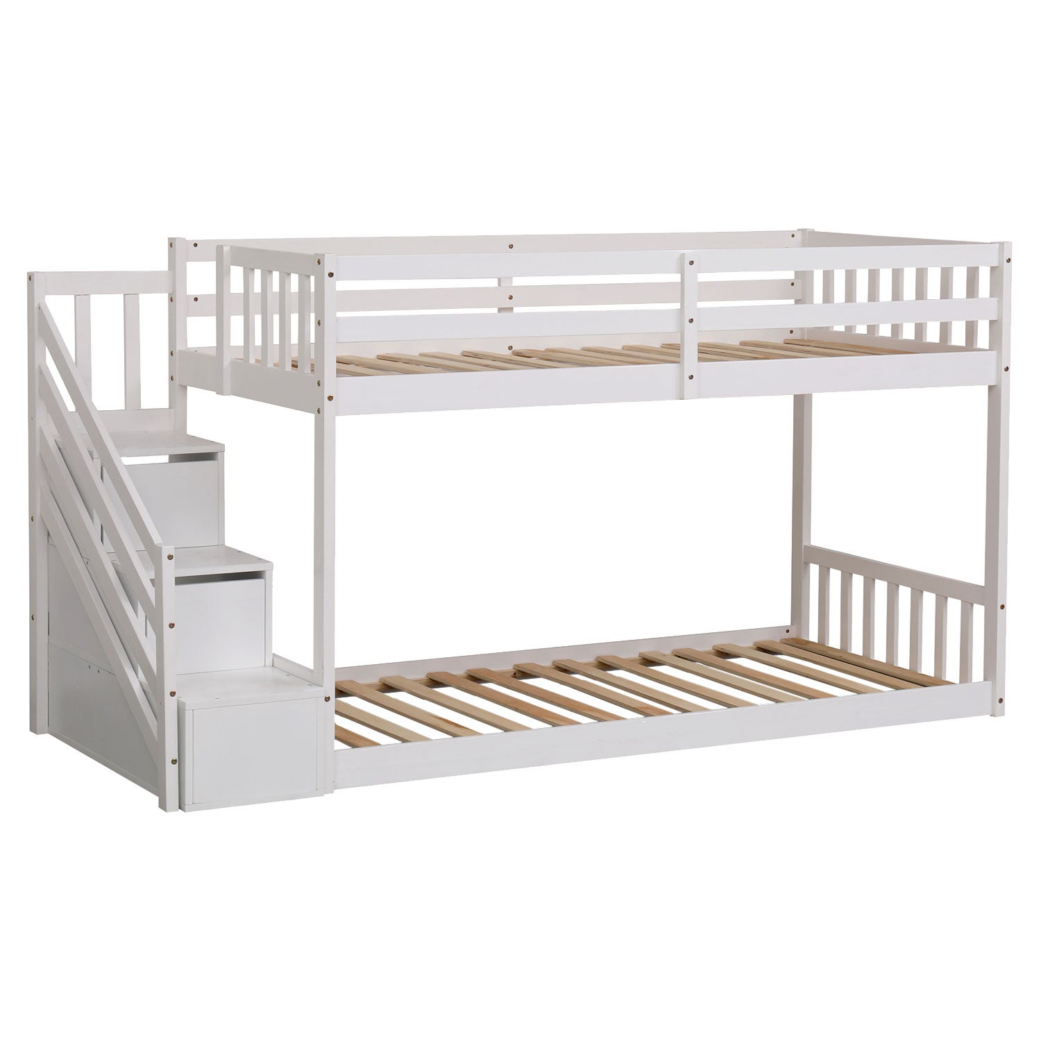 Lits superposés pour enfants blanc 2 places CELESTINE - 2